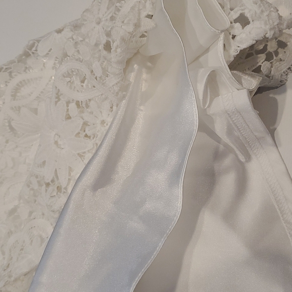 NEW Sue Wong Lace Open Back Dress Size 12 - Picture 15 of 16